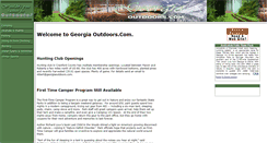 Desktop Screenshot of georgiaoutdoors.com